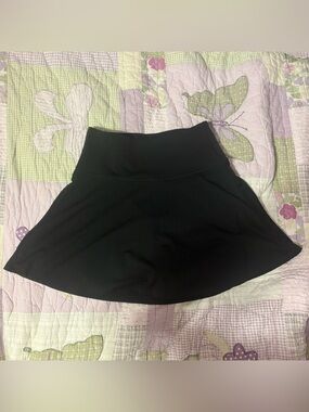 girlfriend collective Black Tennis Skirt